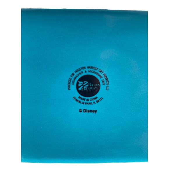 Blue Disney Tea Pot w/ Lid Mickey & Minnie Mouse with Pluto Christmas Sledding - Picture 6 of 8